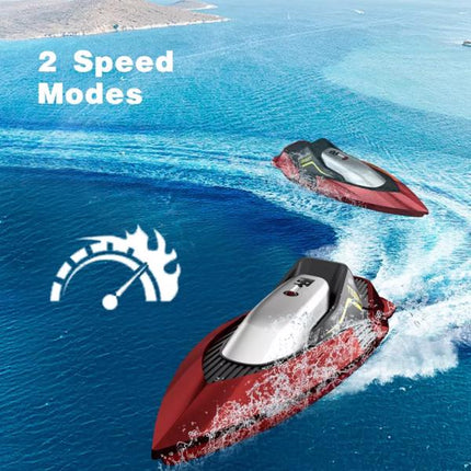 4DRC S5 High-Speed RC Racing Boat – Waterproof Remote Control Ship for Pools & Lakes – Kids & Adults Electric Speedboat – Summer Water Toy