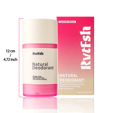 Rvtfsh™ Natural Aluminum-Free Deodorant – 48H Odor Protection & Moisturizing