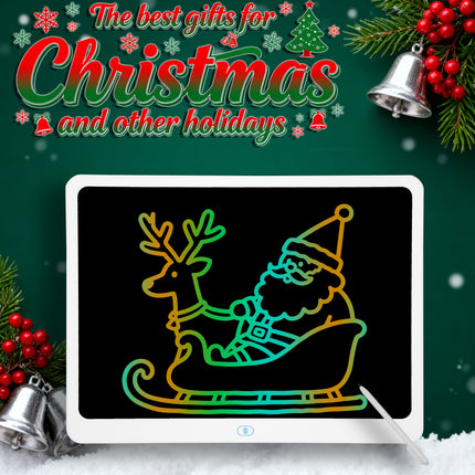 Giant 20-Inch LCD Writing Tablet – Colorful Electronic Doodle Board – Erasable & Reusable Drawing Pad for Kids – Educational Learning Gift