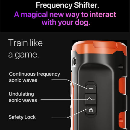Professional 3-Emitter Dog Bark Deterrent – High-Power Ultrasonic Training Tool – 50ft Range Anti-Bark Device – 100% Safe & Humane Stop Barking Silencer