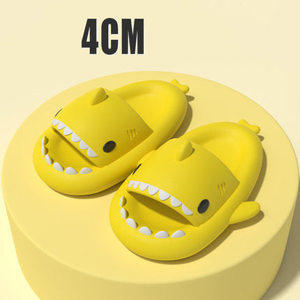 Original Shark Slides – Funny Cartoon Shark Slippers for Adults – Cloud-Feel Soft Sole Non-Slip Sandals for Indoor & Outdoor