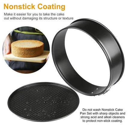 ProBake™ Professional Springform Pan – Heavy-Duty Carbon Steel Cake Mold with Non-Stick Coating