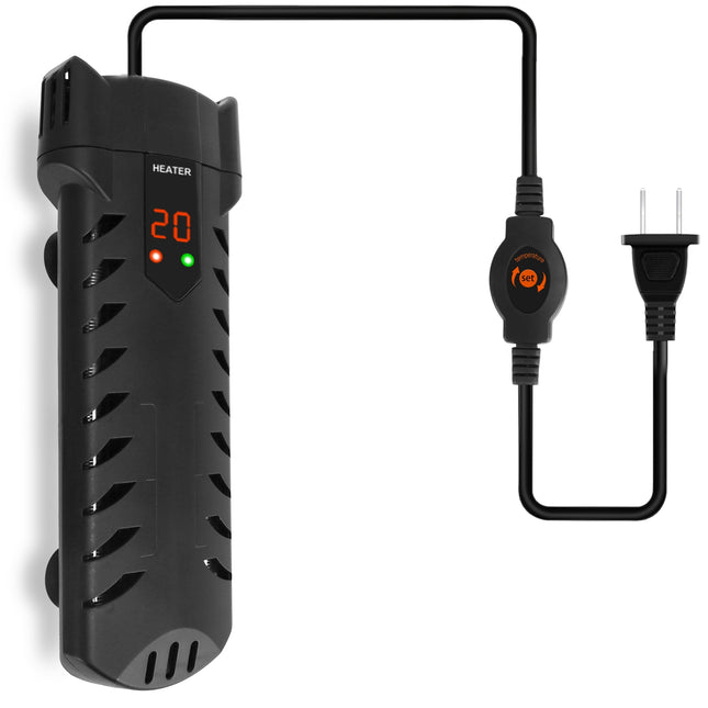 500W Submersible Aquarium Heater with External LED Controller – Adjustable Temperature Thermostat – For Freshwater & Saltwater Fish Tanks up to 79 Gallons