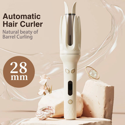 Anti-Scald Automatic Rotating Curling Iron – 4 Temp Modes for All Hair Textures