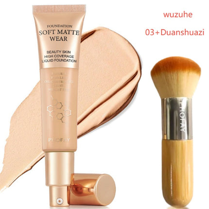 24H Long-Wear Waterproof Foundation – Total Conceal & Blur