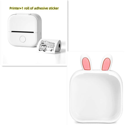 Mini Portable Thermal Printer - Wireless Bluetooth Pocket Printer for Photos, Study Notes & Labels - Inkless Mobile Photo Printer for iOS & Android