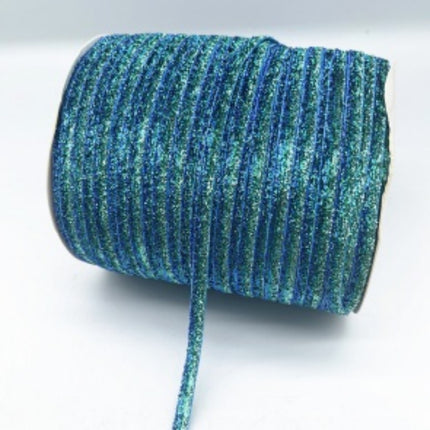 6mm Single-Sided Flocked Nylon Ribbon for Gift Wrapping