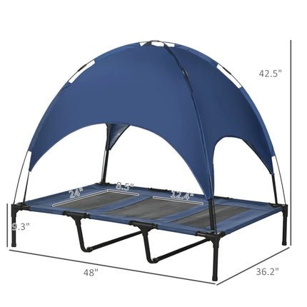 Elevated Dog Cot Cooling Pet Bed – Raised Outdoor Dog Bed with Breathable Mesh – Portable & Durable Sleeping Cot for Summer Comfort