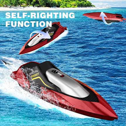 4DRC S5 High-Speed RC Racing Boat – Waterproof Remote Control Ship for Pools & Lakes – Kids & Adults Electric Speedboat – Summer Water Toy