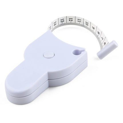 Self-Tightening Body Measuring Tape – Easy-Lock Retractable Tape Measure for Fitness, Weight Loss & Body Circumference