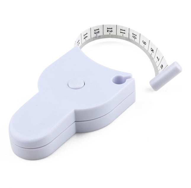 Self-Tightening Body Measuring Tape – Easy-Lock Retractable Tape Measure for Fitness, Weight Loss & Body Circumference