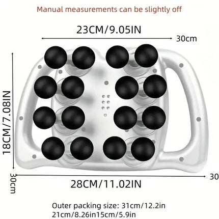 Professional 16-Head Massage Gun – Complete Full Body Muscle Recovery Set – Deep Tissue Percussion Massager for Back, Neck & Limbs