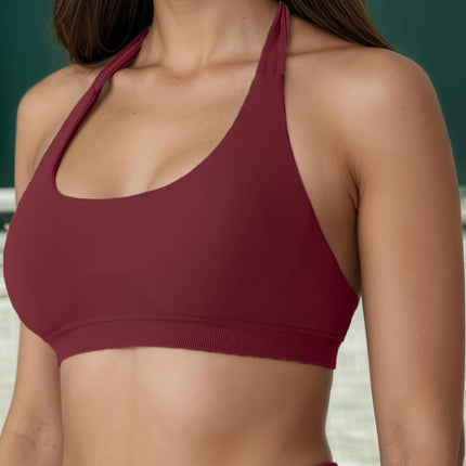 High-Impact Running Sports Bra – Moisture-Wicking Workout Top – Full Support Wireless Gym Bra for HIIT, Cardio & Athletics
