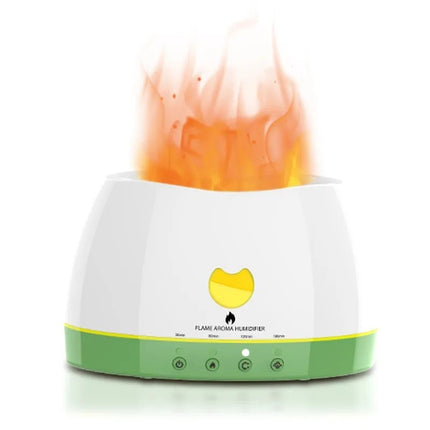 Essential Oil Diffuser with Flame Light – Ultrasonic Cold Mist Humidifier for Baby & Home – Aromatherapy Fragrance Diffuser – USB Powered