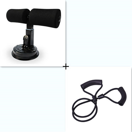 Adjustable Sit-Up Bar with Suction Cup – Portable Abdominal Core Trainer – Home Fitness Equipment for Sit-Ups, Push-Ups & Leg Stretches