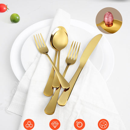 100-Piece Family Silverware Set – Service for 20 – Premium Stainless Steel Flatware Kit