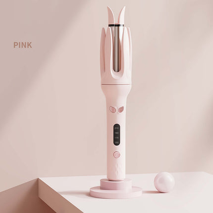 Anti-Scald Automatic Rotating Curling Iron – 4 Temp Modes for All Hair Textures