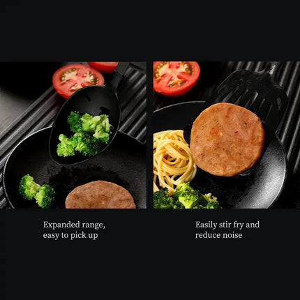 Premium Stainless Steel & Nylon Cooking Set – 5pcs Heat-Resistant Utensil Kit for Non-Stick Cookware