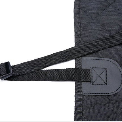 Dog Car Seat Cover with Mesh Visual Window – Waterproof Pet Carrier Hammock – Scratchproof Back Seat Protector with Pockets & Zippers