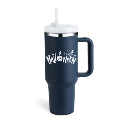 Oversized 40oz Travel Mug with Straw – Spill-Proof Insulated Water Bottle for Gym, Office & Road Trips