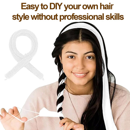 Satin Heatless Hair Curler Set – Overnight Curls for Damage-Free Natural Waves