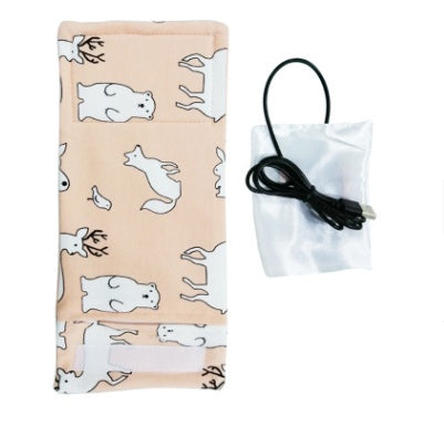 USB Portable Baby Bottle Warmer – Travel Insulated Milk Heater Sleeve – Fast-Heating Bottle Cover for Stroller, Car, and Outdoor Use