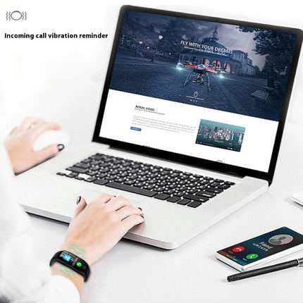 F21 Smart Fitness Tracker with Color Screen – Advanced Sleep & Heart Rate Monitor – IP68 Waterproof Health Bracelet with GPS Running Track for Men & Women