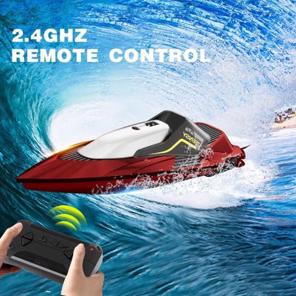 4DRC S5 High-Speed RC Racing Boat – Waterproof Remote Control Ship for Pools & Lakes – Kids & Adults Electric Speedboat – Summer Water Toy