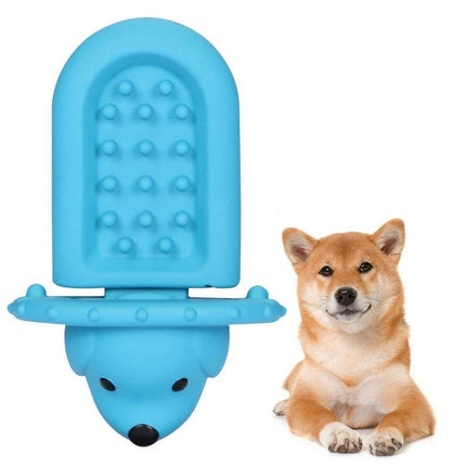 2-in-1 Dog Crate Training Aid & Lick Mat – Silicone Peanut Butter Dispenser – Stress & Anxiety Relief Slow Feeder for Puppies