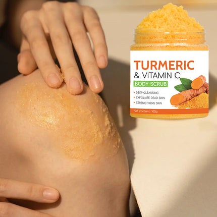 Turmeric & Sea Salt Body Polish – Smooth Skin & Even Tone Formula
