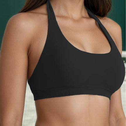 High-Impact Running Sports Bra – Moisture-Wicking Workout Top – Full Support Wireless Gym Bra for HIIT, Cardio & Athletics