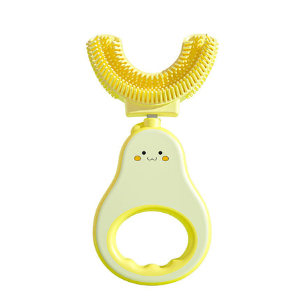 Kids U-Shaped Silicone Toothbrush – 360° Oral Teeth Cleaning for Toddlers – Food Grade Soft Silicone Brush for Ages 2-6