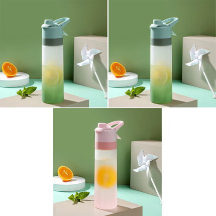 AquaMist™ Cooling Sports Bottle – Refreshing Spray & Drink Hydration Cup for Gym, Travel & Kids