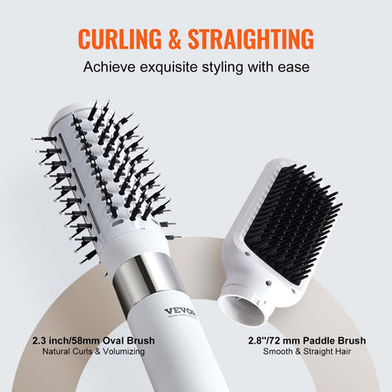 Ultra-Speed 3-in-1 Blow Dryer Brush – Professional Volumizer & Straightener with Digital Motor