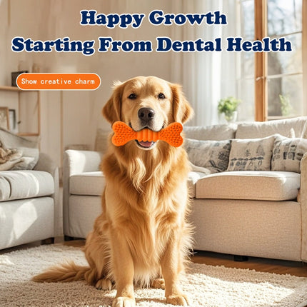 360° Dog Toothbrush Chew Toy – Dental Care Cleaning Stick for All Breeds – Durable Rubber Teeth Cleaning Bone for Plaque & Tartar Removal