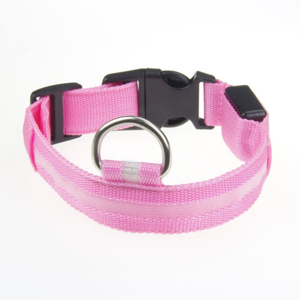 Ultra-Bright LED Glowing Dog Collar – USB Rechargeable Optical Fiber Pet Safety Collar – High-Visibility Night Walking Gear