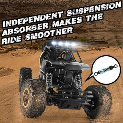 4DRC Rock Track Off-Road RC Crawler – 4WD Rechargeable Monster Truck – All-Terrain Remote Control Climbing Car for Kids & Adults