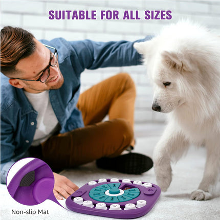 Interactive Dog Treat Puzzle Toy – Mental Stimulation and Slow Feeder Game for Small, Medium, and Large Dogs