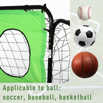 8' x 5' Soccer Goal Post for Backyard – All-Weather Professional Net – Heavy-Duty Portable Football Goal for Kids & Youth Training