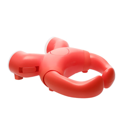 MiniJones Baby Bath Shower Stand – Strong Suction Cup Wall Mount – Adjustable Width Hands-Free Shower Head Holder – Portable & Secure Baby Bathing Accessory