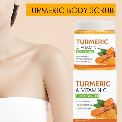 Turmeric & Sea Salt Body Polish – Smooth Skin & Even Tone Formula