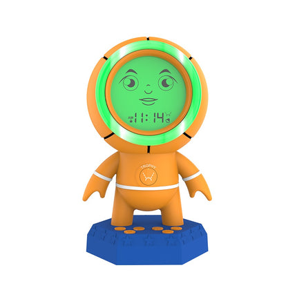 180° Rotating Projection Alarm Clock – Digital LED Mirror Clock with FM Radio – Smart Bedroom Clock with Dual Alarms & USB Charging Port