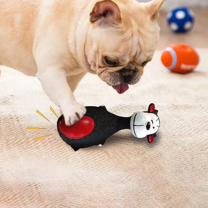 4-Pack Cute Latex Dog Squeaky Toys – Soft Chew Toys for Small Dogs & Puppies – Interactive Sound Toys for Teething & Dental Health