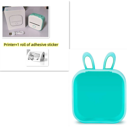 Mini Portable Thermal Printer - Wireless Bluetooth Pocket Printer for Photos, Study Notes & Labels - Inkless Mobile Photo Printer for iOS & Android