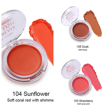 Phoera Luminous Cream Blush – Long-Wear & Moisturizing Color