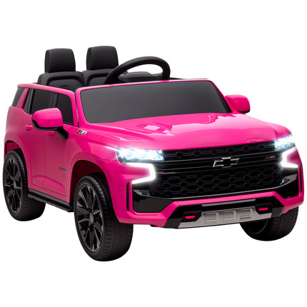 12V Electric Ride-On Car for Kids – Stylish Pink SUV with Parental Remote Control – Spring Suspension, LED Lights & Music Player