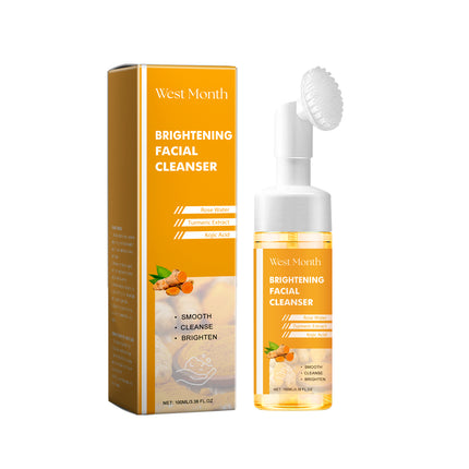 West Month facial cleanser with turmeric root extract and kojic acid