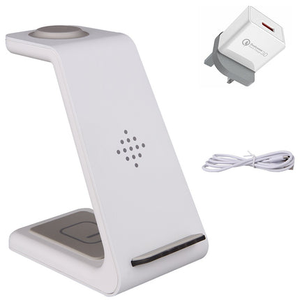 3-in-1 Fast Wireless Charging Station – Foldable Magnetic Charging Dock for iPhone, Apple Watch & AirPods – Universal Quick Charge Stand