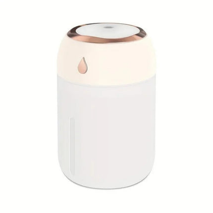 USB Personal Desktop Humidifier – Portable Cool Mist Maker for Bedroom, Office & Travel – Mini Silent Air Humidifier with Night Light