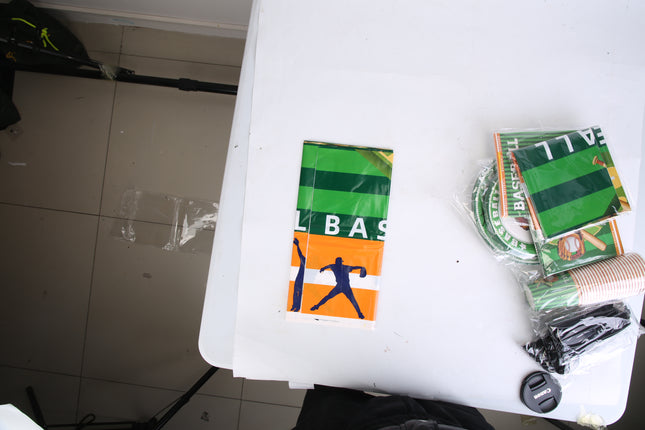 171-Piece Baseball Party Supplies Kit – All-in-One Birthday Disposable Dinnerware Set – Includes Plates, Cups, Cutlery, Napkins & Tablecloth – Sports Theme Party Decorations